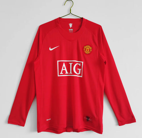 Manchester United 07/08 Home Kit Long Sleeve