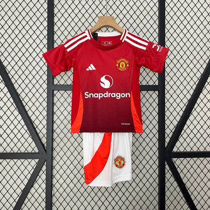 24/25 Kids Manchester United Home Kit