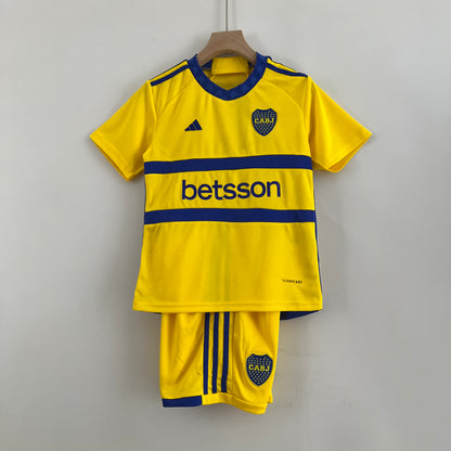 23/24 Kids Boca Juniors Away Kit