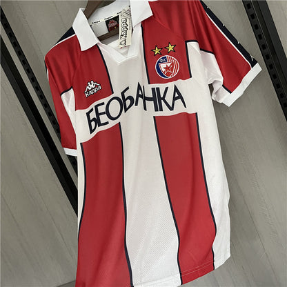 Retro 1995-97 Belgrade Red Star Home Jerseys Kit