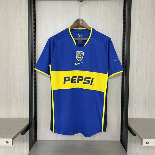 Retro Boca 2002-03 Home Jerseys Kit