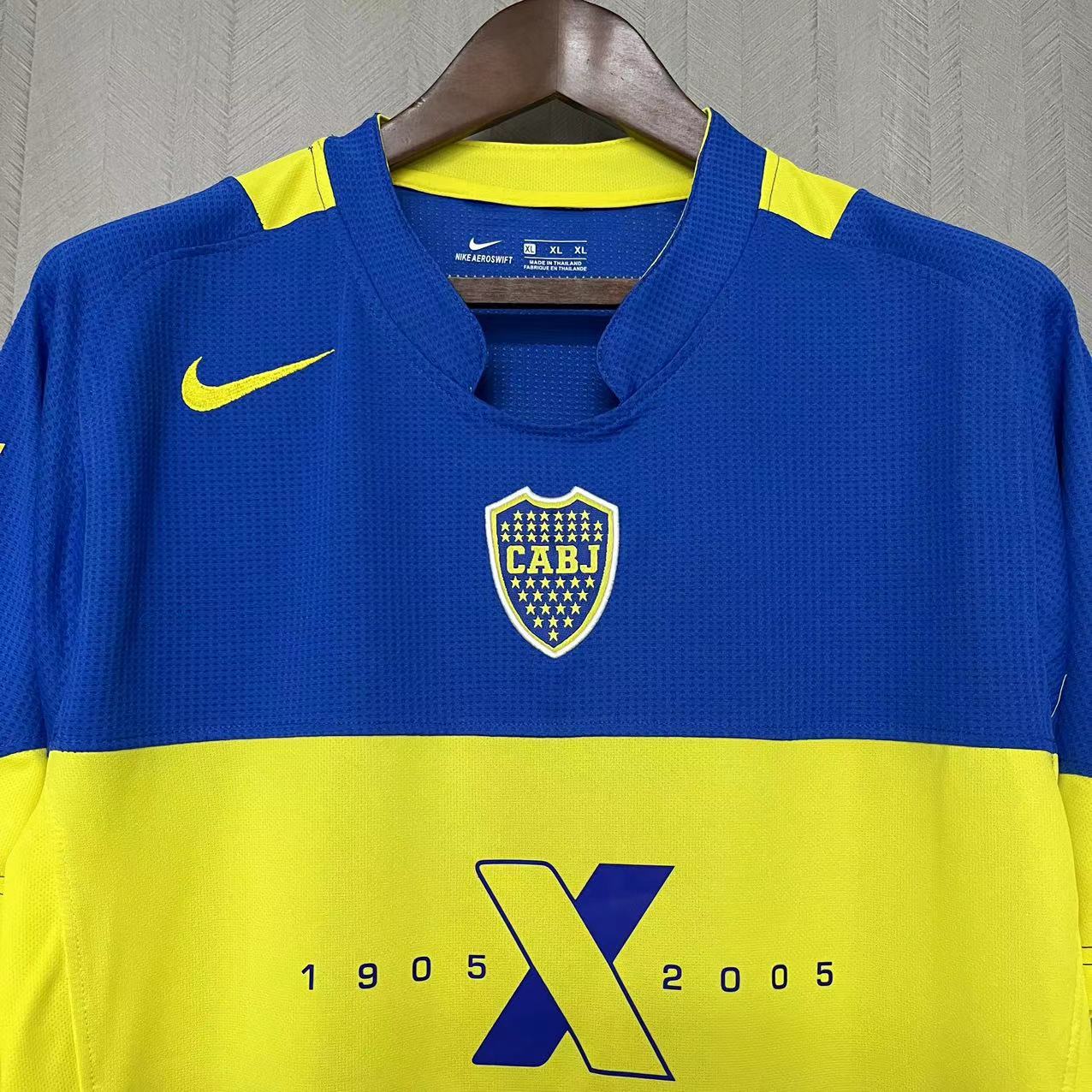 Maglie Home retrò Boca 2005-06 edizione del Centenario 