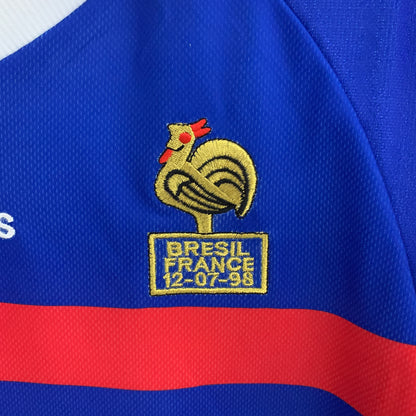 Retro Long Sleeve France 1998 Home Kit