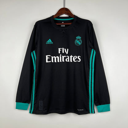 Retro Real Madrid 17/18 Away Long Sleeve Kit