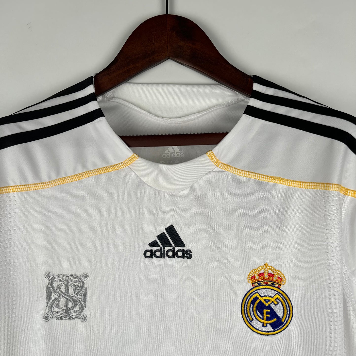 Retro Real Madrid 09/10 Manica lunga Home S-XXL 