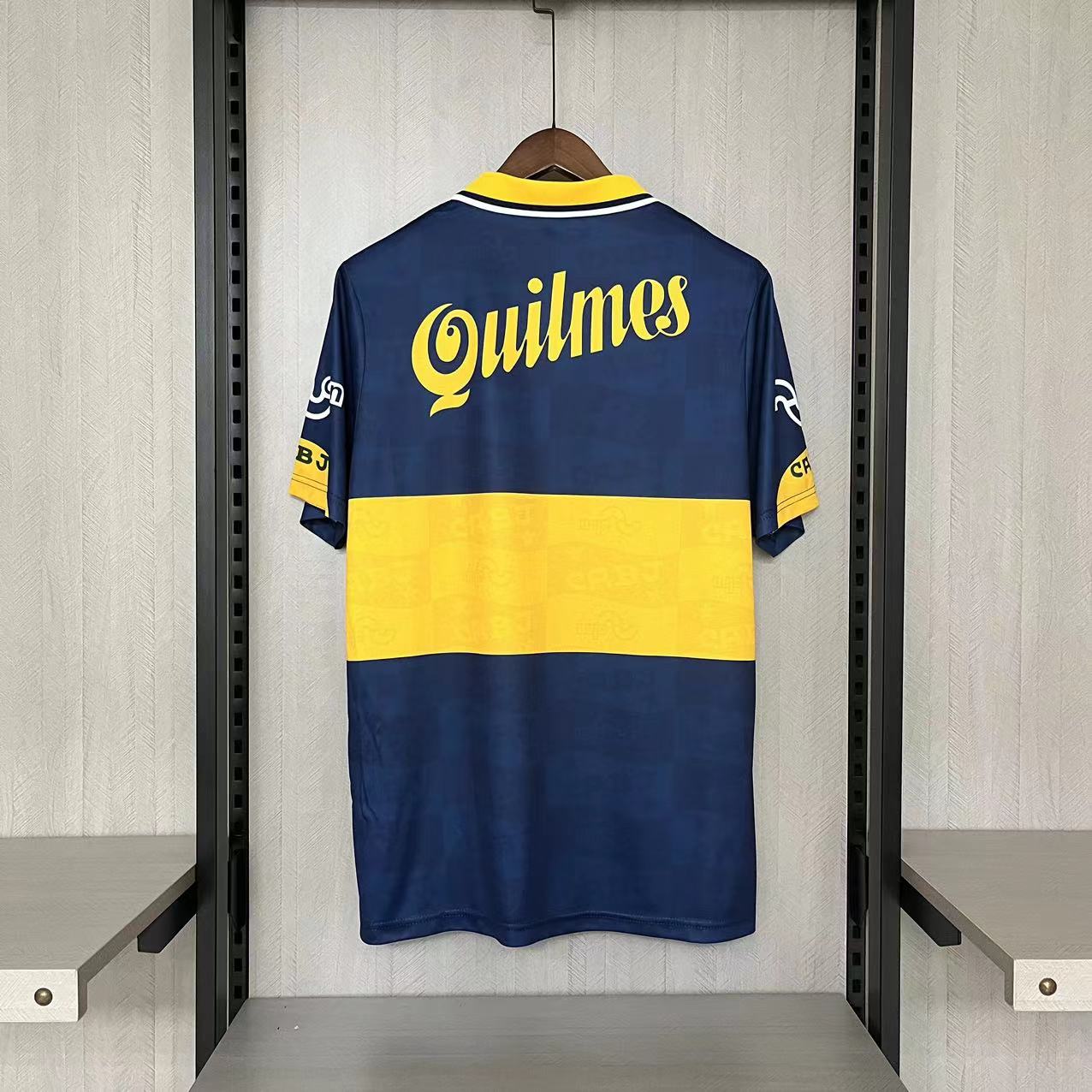 Retro Boca 1995-96 Home Jerseys Kit