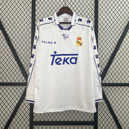 Retro Long Sleeve Real Madrid 94/96 Home Kit