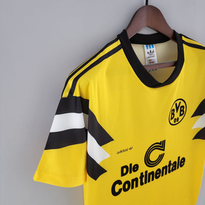 Divisa storica da casa del Borussia Dortmund 1989 