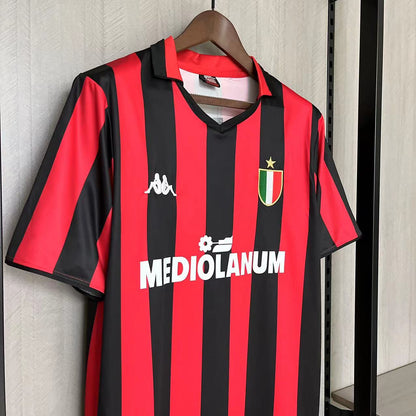 Retro AC Milan 1988-89 Home Jerseys Kit