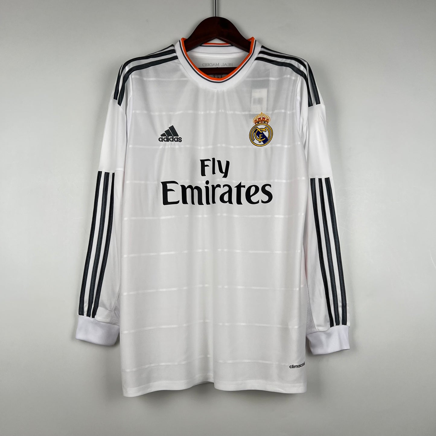 Retro Long Sleeve Real Madrid 13/14 Home Kit