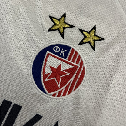 Retro 1995-97 Belgrade Red Star Away Jerseys Kit