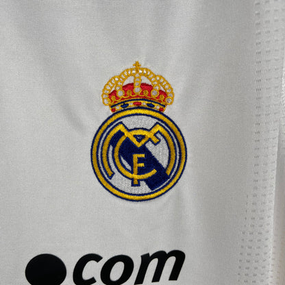 Retro Real Madrid 09/10 Long Sleeve Home Kit