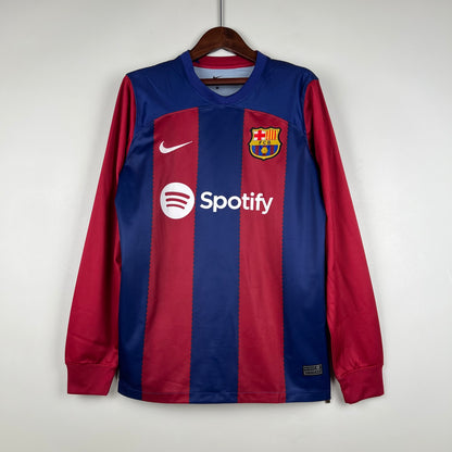 Barcelona 23/24 Home Kit Long Sleeve Kit