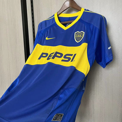 Retro Boca 2003-04 Home Jerseys Kit