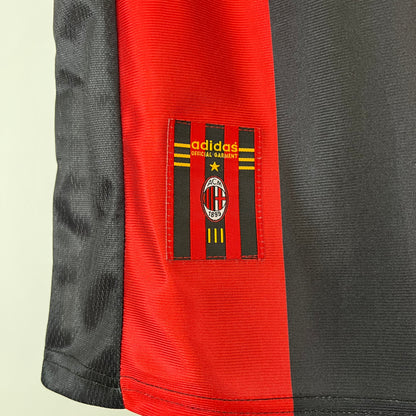 Maglia retrò Home dell'AC Milan 1998 