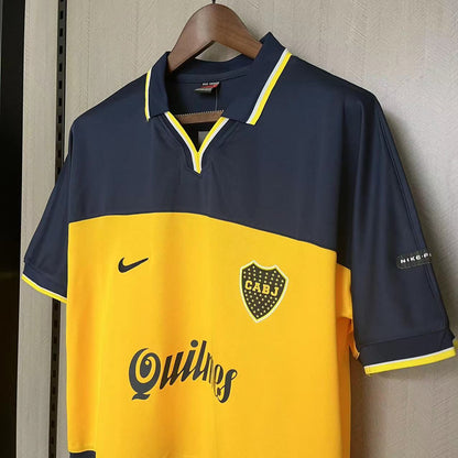 Retro Boca 1990-00 Home Jerseys Kit