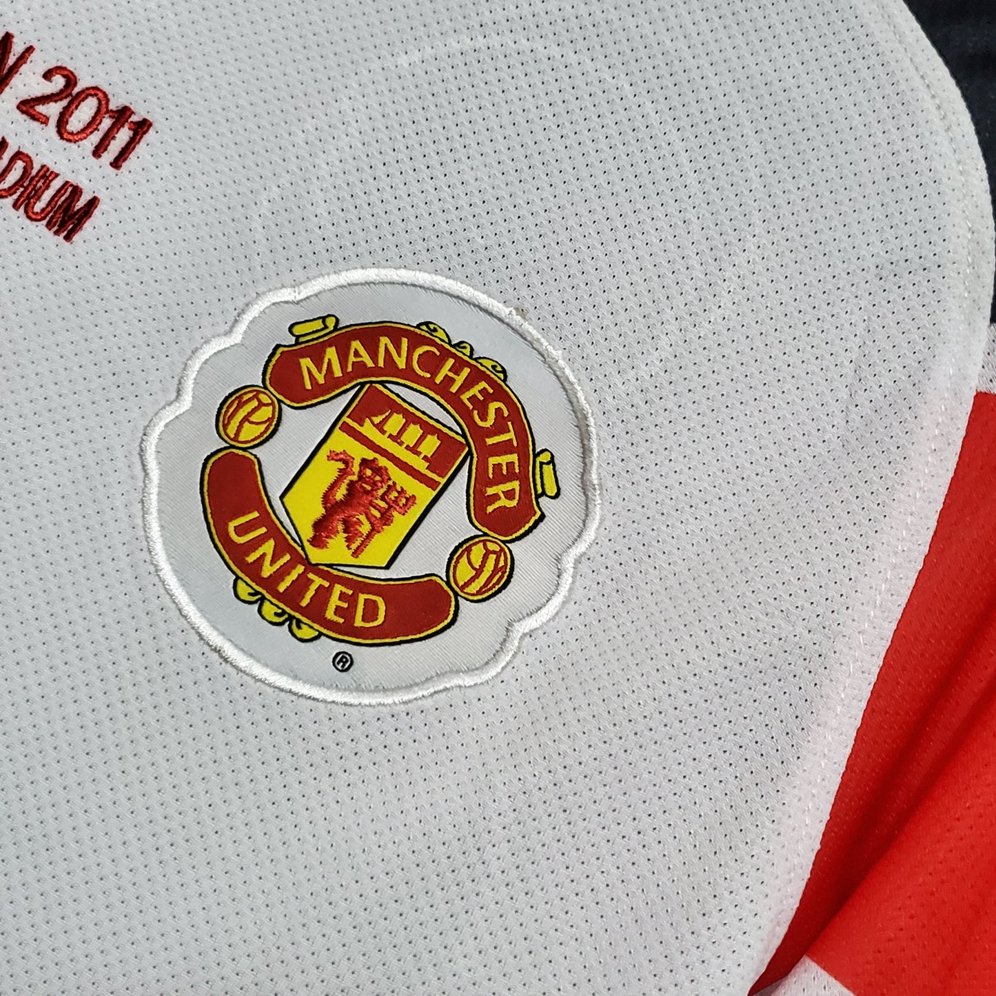 Retro Manchester United 2011 Champions League Final Shirt Kit