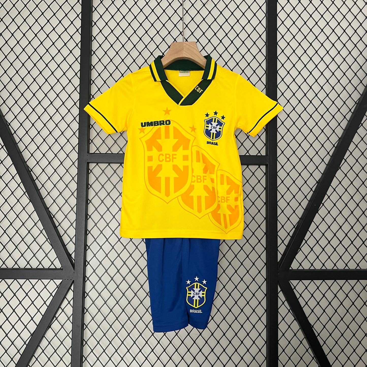 Kids Brazil 93/94 Home Kit