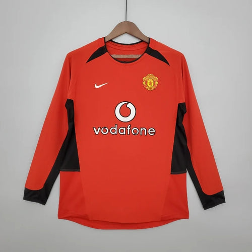 Manchester United 2002/2004 Home Kit Long Sleeve