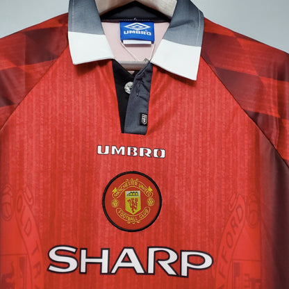 Manchester United 96/97 Home Kit Long Sleeve