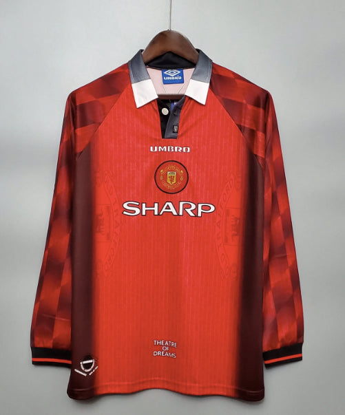 Manchester United 96/97 Home Kit Long Sleeve