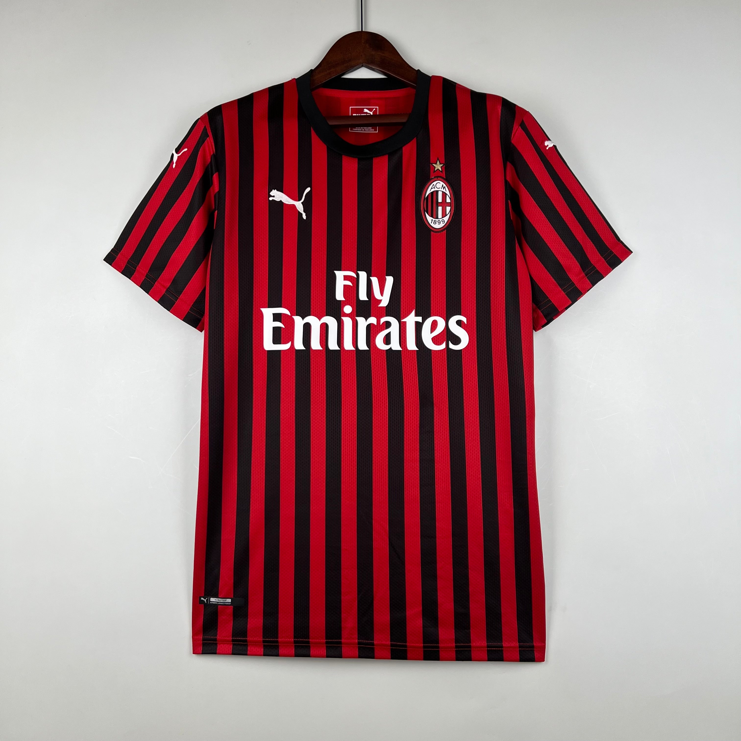 Retro AC Milan 19 20 Home Kit Theftblkits