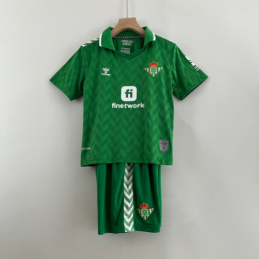 23/24 Kids Real Betis Away Kit