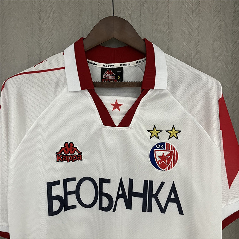 Retro 1995-97 Belgrade Red Star Away Jerseys Kit