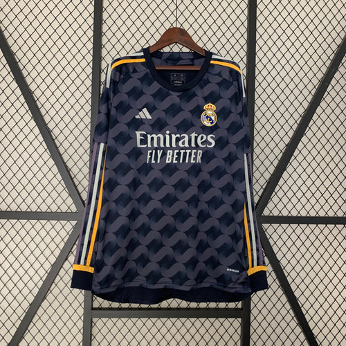 23/24 Long Sleeve Real Madrid Away Kit