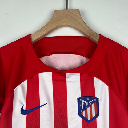 23/24 Kids Atletico Madrid Home Kit