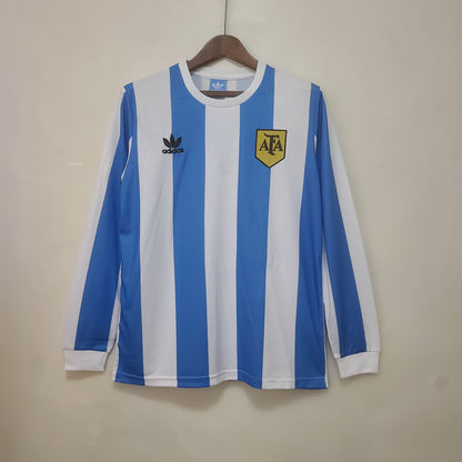 Maglia retrò Argentina 1978 Home, manica lunga 