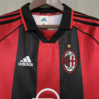Retro AC Milan 1998-99 Home Jerseys Kit