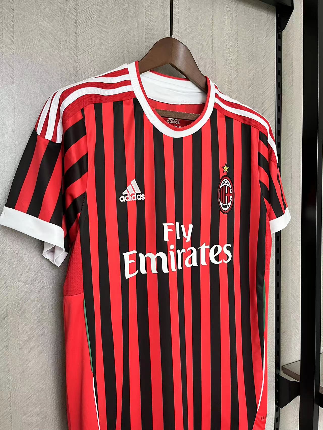 Maglie vintage Home dell'AC Milan 2011-12 