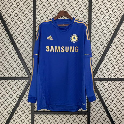 Retro Long Sleeve Chelsea 12/13 Home Kit