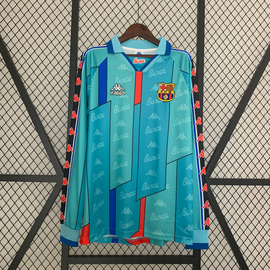 Retro Long Sleeve Barcelona 96/97 Away Kit