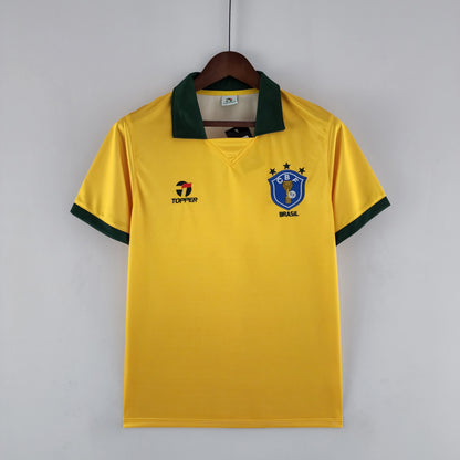 Retro Brazil 1998 Home Kit