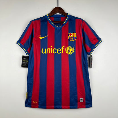 Retro Barcelona 09/10 Home Kit