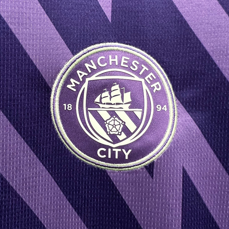 23/24 Manchester City Purple Goalkeeper Kit