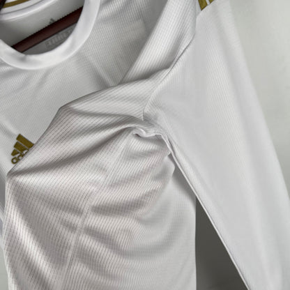 Retro Real Madrid 19/20 Long Sleeve Home Kit