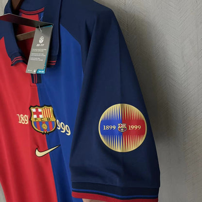Retro Barcelona 100th Anniversary Version Home Jerseys Kit