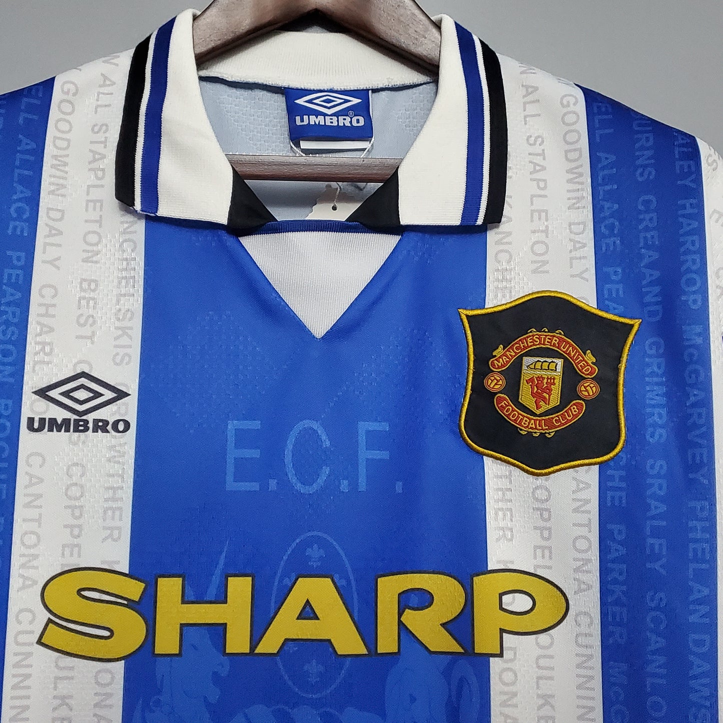 Maglia storica da trasferta del Manchester United 1993 