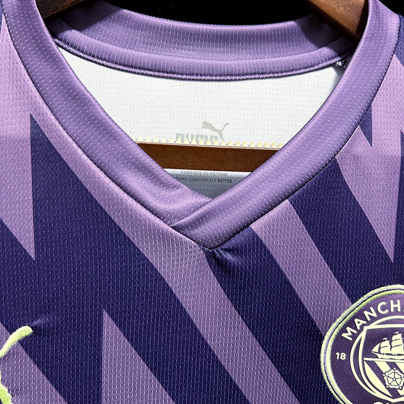 23/24 Manchester City Purple Goalkeeper Kit