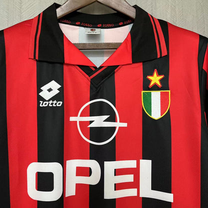 Retro AC Milan 1996-97 Home Jerseys Kit