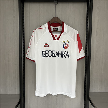 Retro 1995-97 Belgrade Red Star Away Jerseys Kit