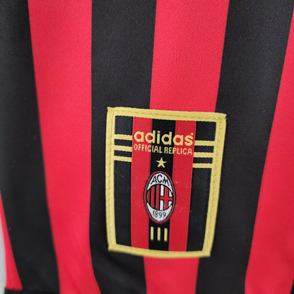 Maglia retrò AC Milan 99/00 Home, manica lunga 