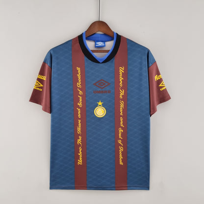 Tuta allenamento retrò Inter Milan 94/95 Rosso Blu 