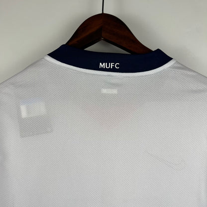 Manchester United retrò a maniche lunghe 07/08 Bianco S-XXL 