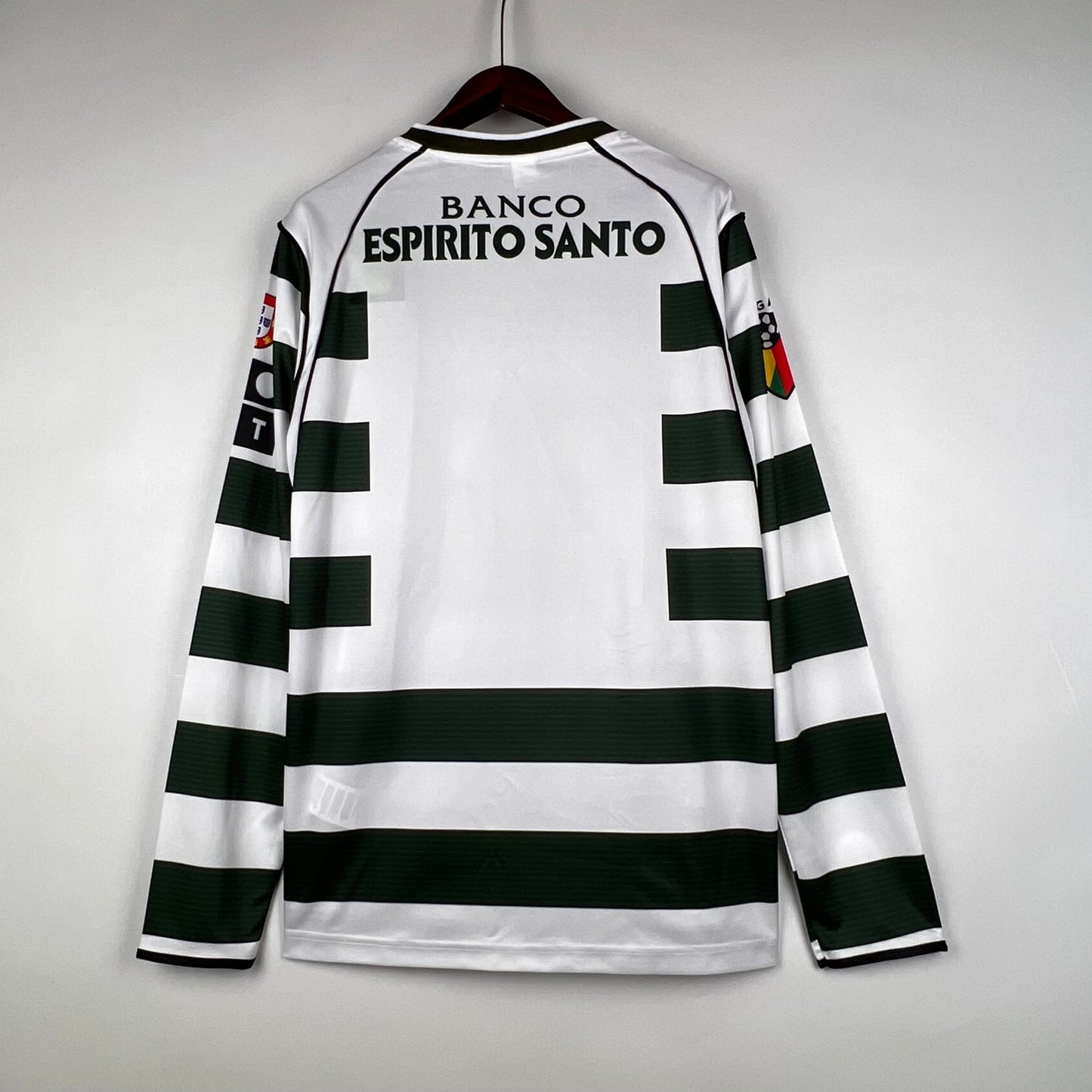 Sporting Lisbona retrò a maniche lunghe 01/03 Home S-XXL 