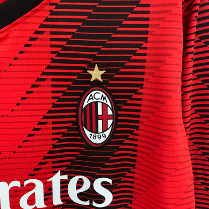 23/24 Long Sleeve AC Milan Home Kit