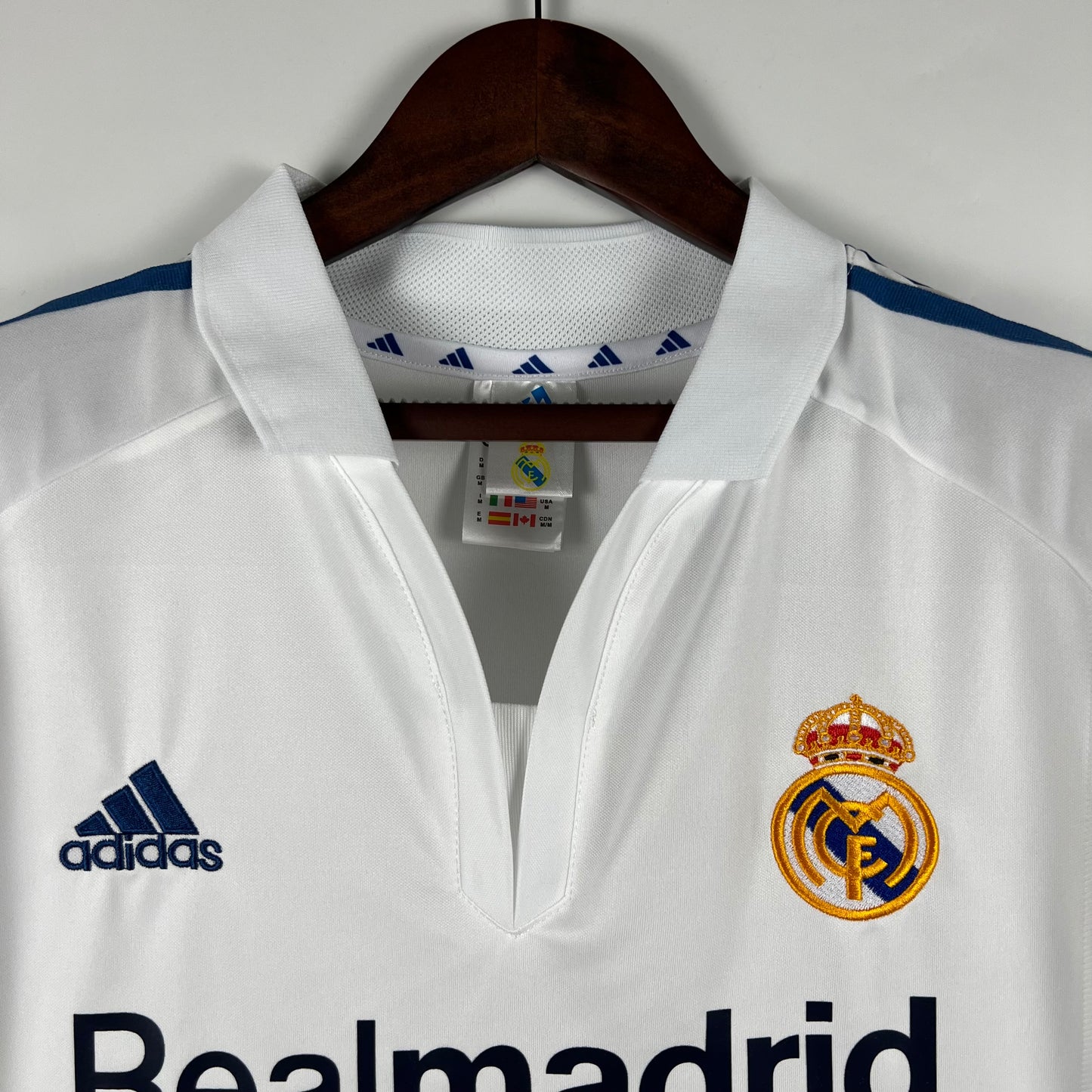 Retro Real Madrid 01/02 Casa S-XXL 